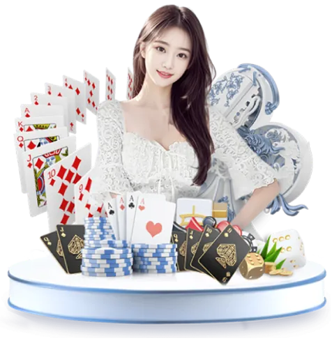 Bàn Poker với người chơi và chip cược